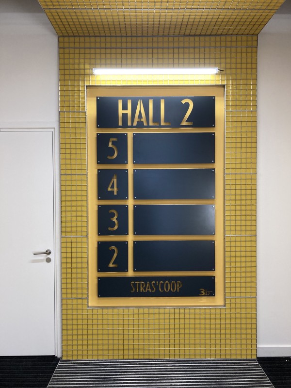 Réalisation et Installation de Panneaux Signalétiques pour Bureaux dans 4 Bâtiments à Strasbourg