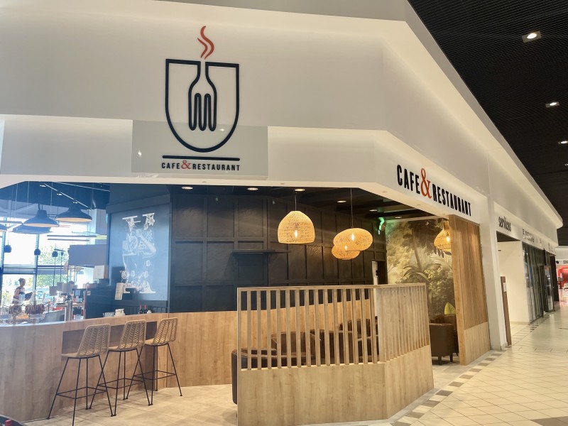 Création et Installation d'une enseigne interieur pour le Café-Restaurant du Super U Bernolsheim proche Brumath