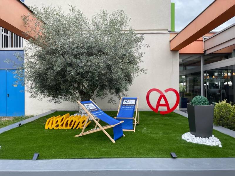 Usinage d'un logo Alsace en acier soudé à Mundolsheim proche de Strasbourg