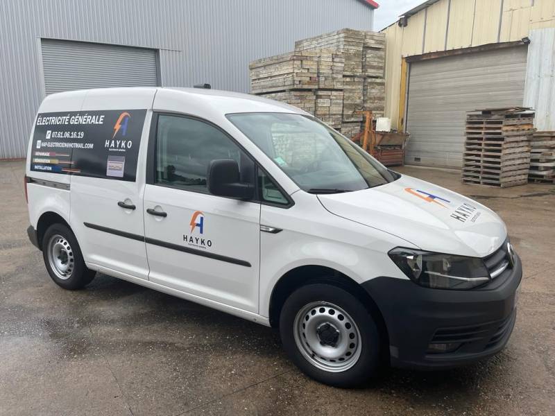 Réalisation d'un Marquage Véhicule pour une Entreprise d'Électricité à Bischheim