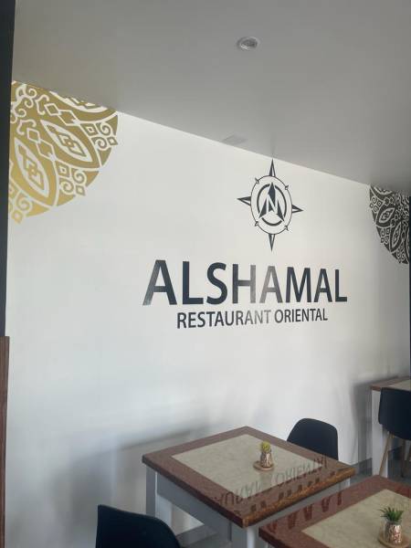 Marquage adhésif sur un mure intérieure de Restaurant situé à Strasbourg