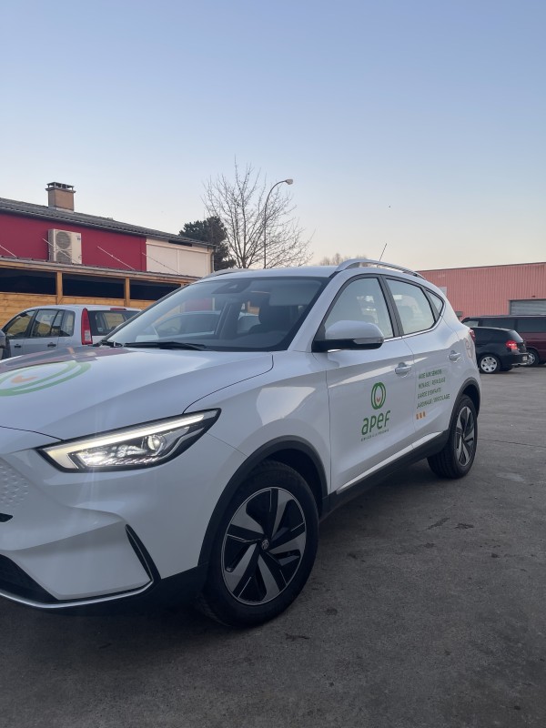 Marquage de véhicule professionnel pour l’entreprise APEF de Bischheim